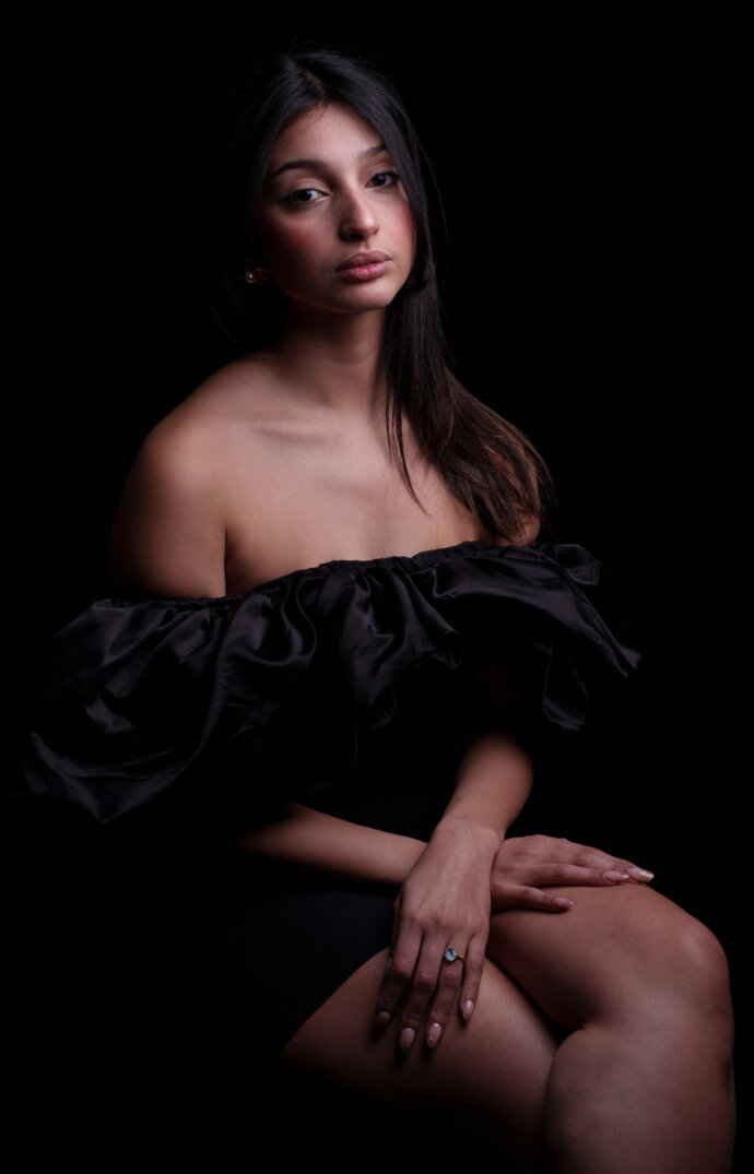 Portrait au flash (modèle : Léa Seraphic) - SONY A7 IV