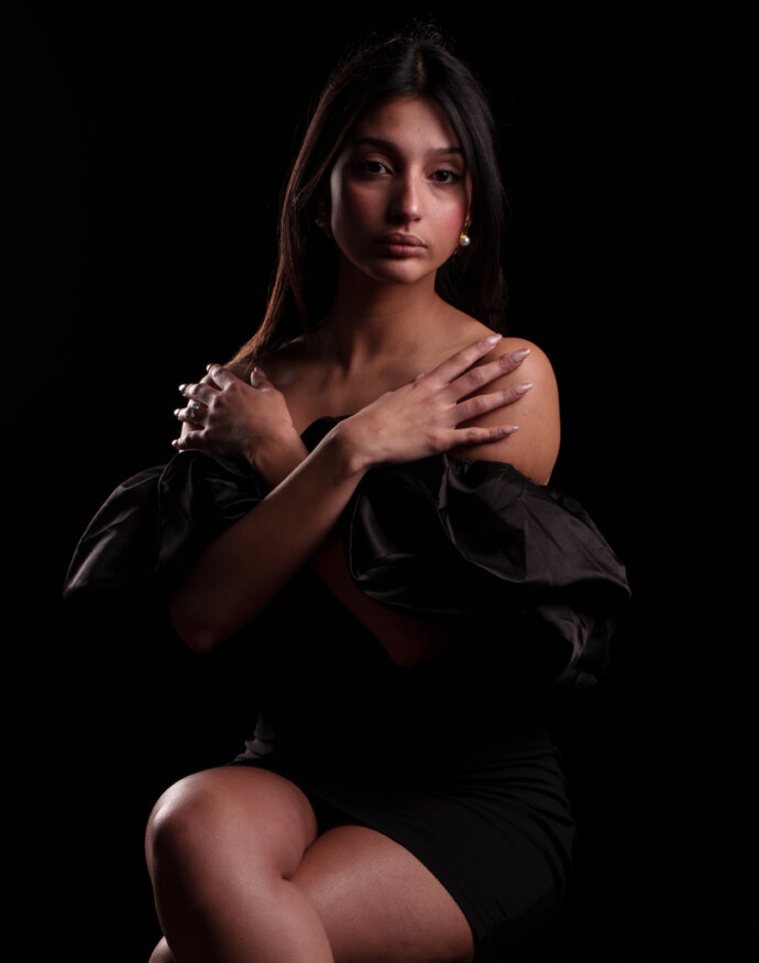 Portrait au flash (modèle : Léa Seraphic) - SONY A7 IV