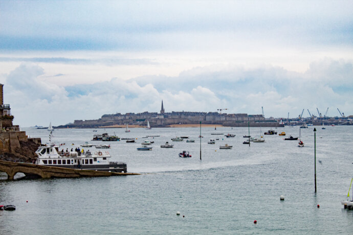 Baie de Dinard, Saint-Malo au loin, Bretagne - CANON EOS 1300D
