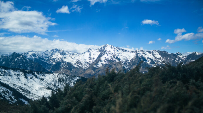 Chaîne de montagnes dans les Pyrénées - CANON EOS 1300D