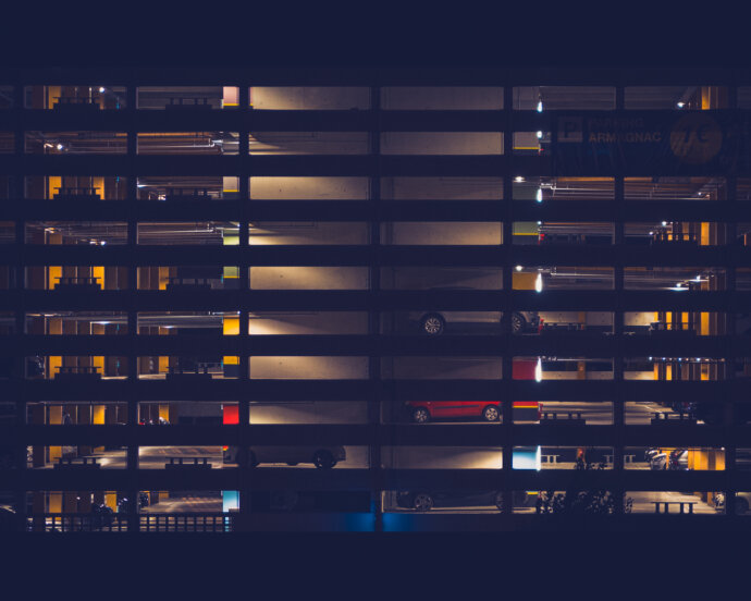 Parking de nuit - SONY A7 IV